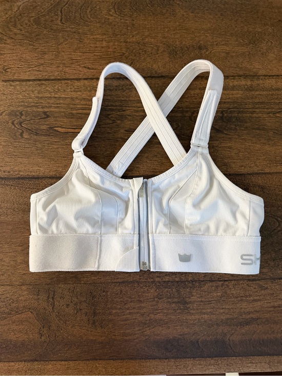 SHEFIT Other - Shefit Ultimate White Front-Zip Support Sports Bra
